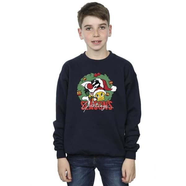 Looney Tunes Boys Seasons Greetings Sweatshirt