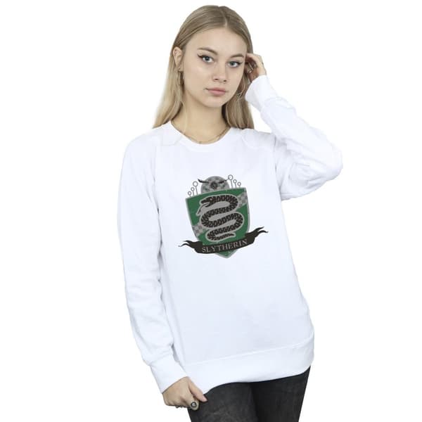 Harry Potter Womens/Ladies Slytherin Chest Badge Sweatshirt