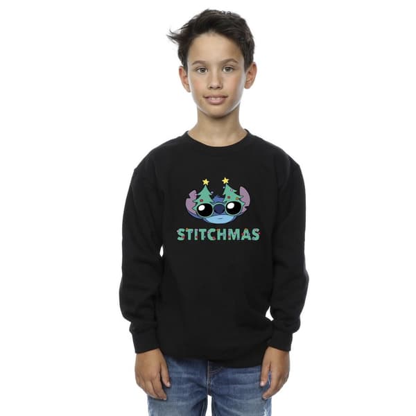 Disney Pojkar Lilo & Stitch Stitchmas Glasögon Sweatshirt