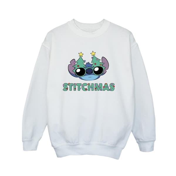 Disney Pojkar Lilo & Stitch Stitchmas Glasögon Sweatshirt