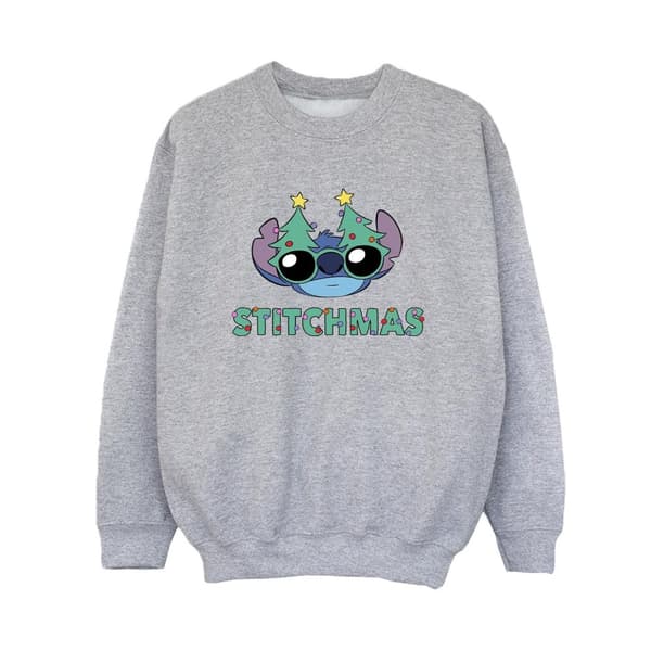 Disney Pojkar Lilo & Stitch Stitchmas Glasögon Sweatshirt