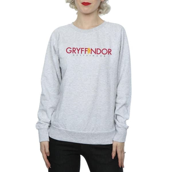 Harry Potter Womens/Ladies Gryffindor Text Sweatshirt