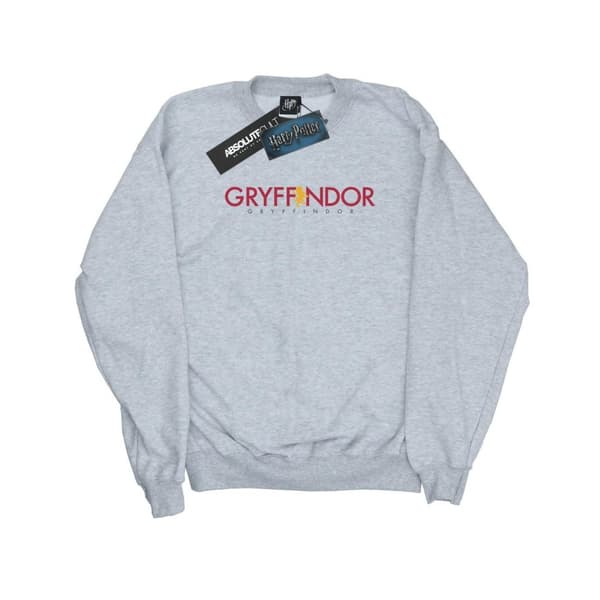 Harry Potter Womens/Ladies Gryffindor Text Sweatshirt