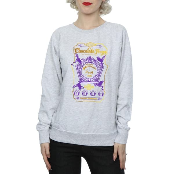 Harry Potter Womens/Ladies Chocolate Frogs Coloured Label Sweatshirt