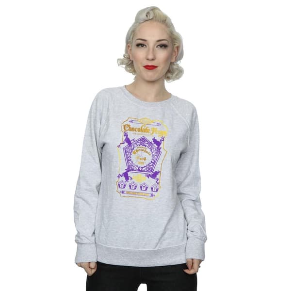 Harry Potter Womens/Ladies Chocolate Frogs Coloured Label Sweatshirt
