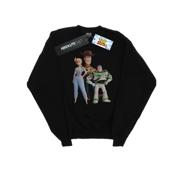 Disney Mens Toy Story 4 Woody Buzz och Bo Peep Sweatshirt