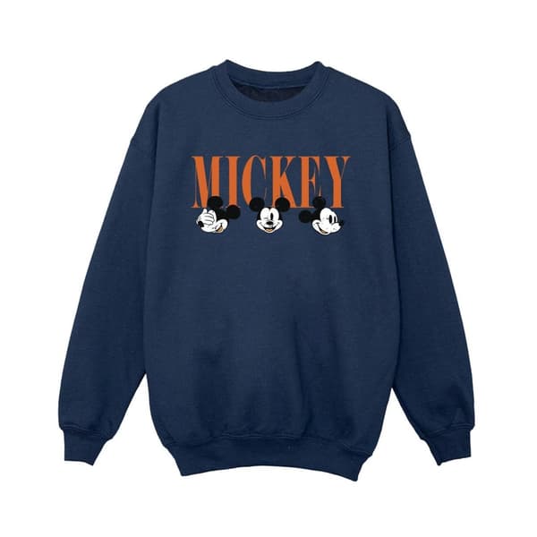 Disney Sweatshirt med Musse Pigg-ansikten för pojkar