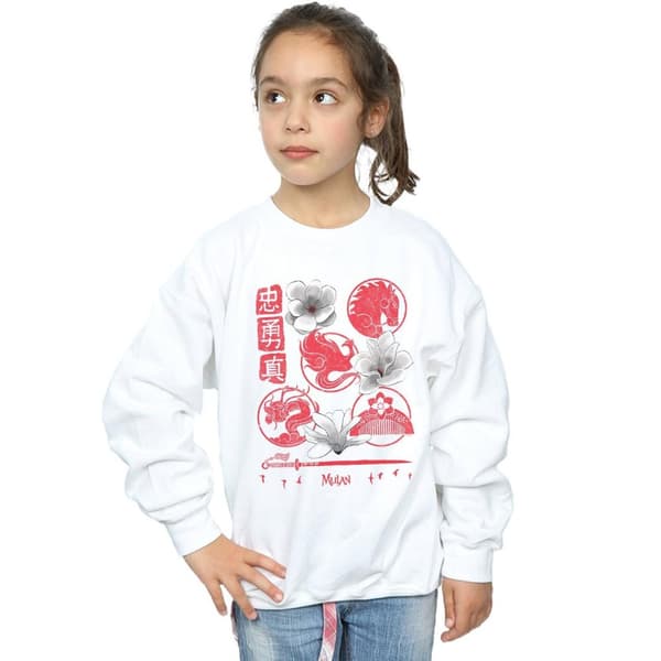 Disney Girls Mulan Movie Icons Sweatshirt