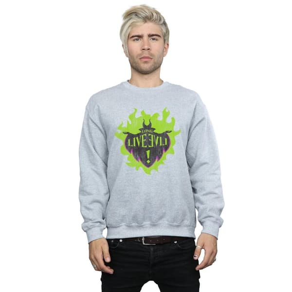 Disney Mens The Descendants Maleficent Long Live Sweatshirt