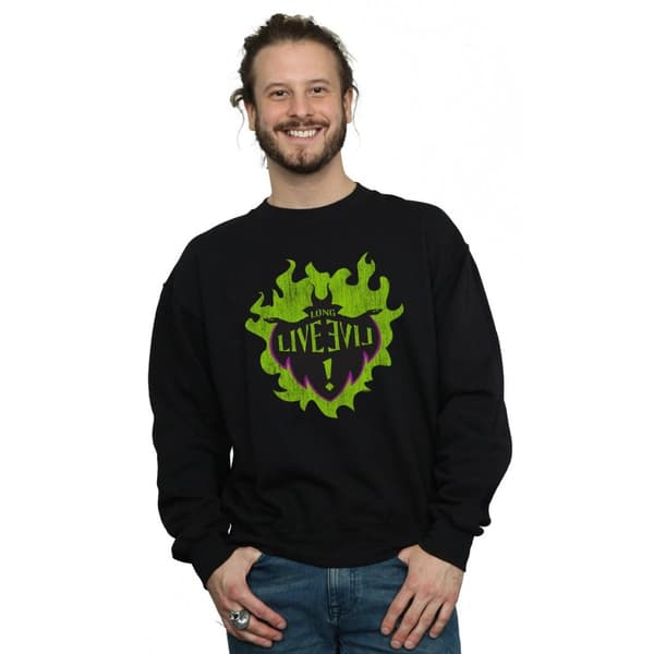 Disney Mens The Descendants Maleficent Long Live Sweatshirt