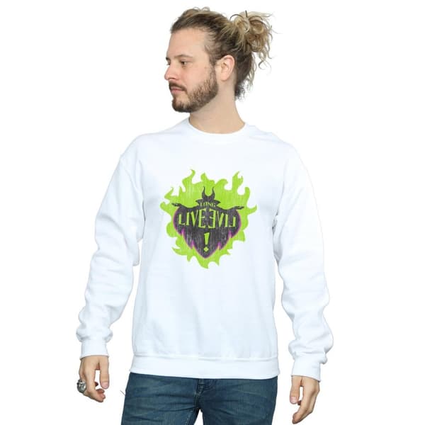 Disney Mens The Descendants Maleficent Long Live Sweatshirt
