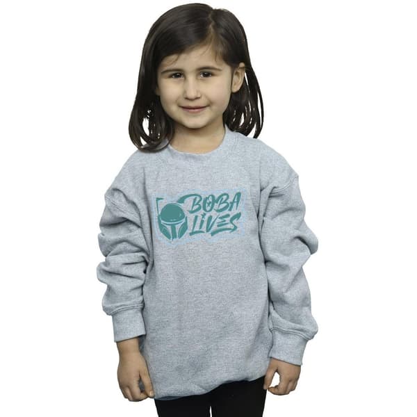 Star Wars Girls The Book Of Boba Fett Lives Chest Sweatshirt