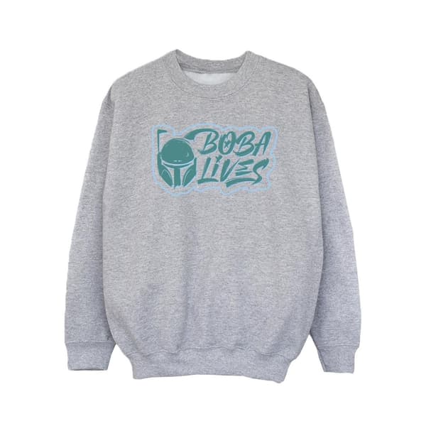 Star Wars Girls The Book Of Boba Fett Lives Chest Sweatshirt