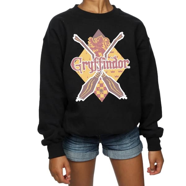 Harry Potter Girls Gryffindor Lozenge Sweatshirt