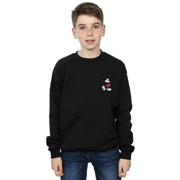 Disney Boys Mickey Mouse Kickin Retro Chest Sweatshirt