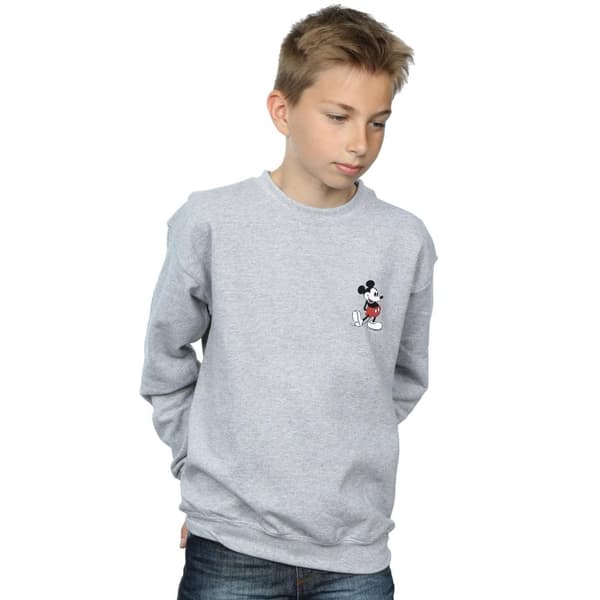 Disney Boys Mickey Mouse Kickin Retro Chest Sweatshirt