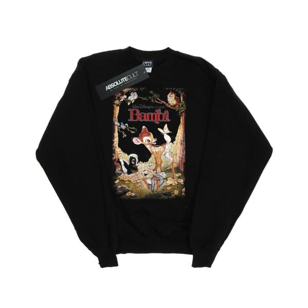 Disney Girls Bambi Retro Poster Sweatshirt