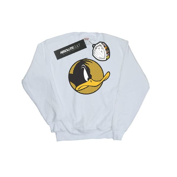 Looney Tunes Pojkar - Daffy Duck - Sweatshirt med prickig profil