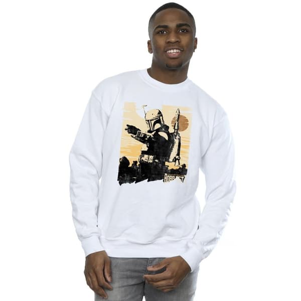 Star Wars Mens The Book Of Boba Fett Points Sweatshirt