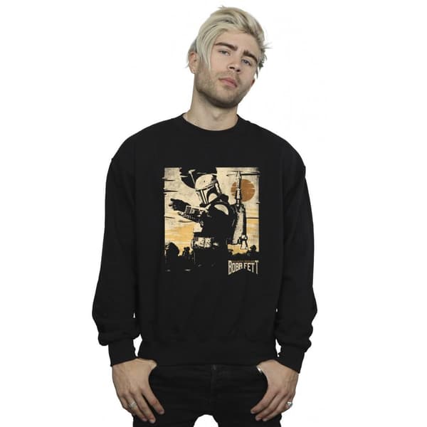 Star Wars Mens The Book Of Boba Fett Points Sweatshirt