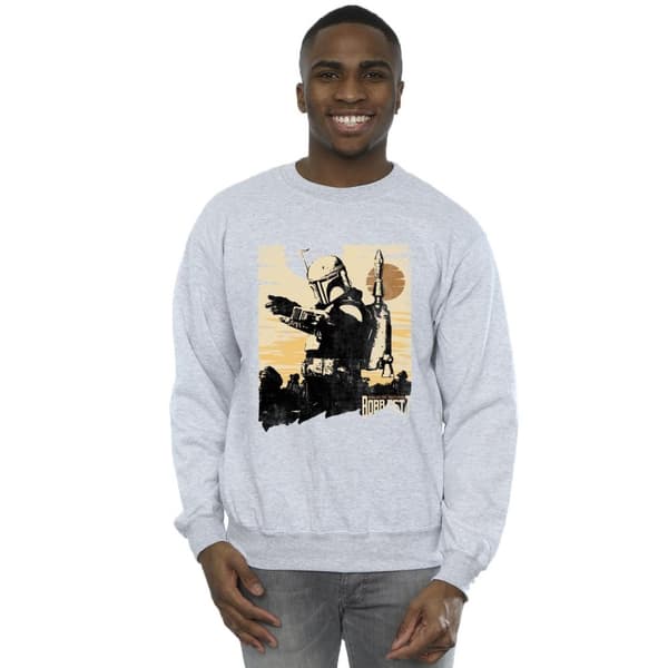 Star Wars Mens The Book Of Boba Fett Points Sweatshirt