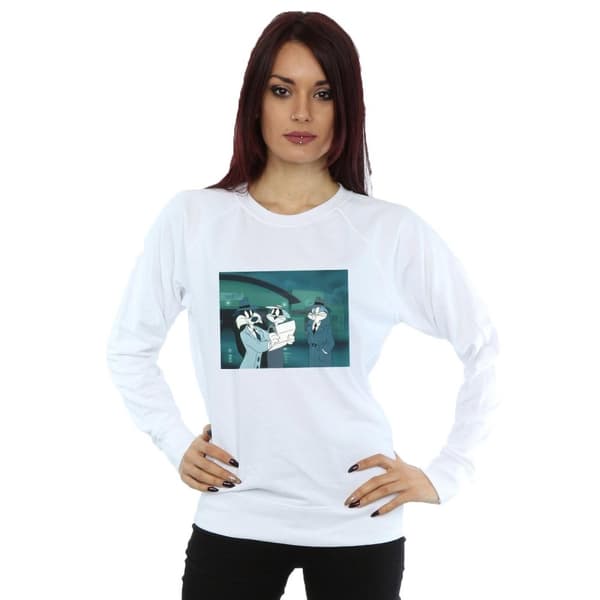 Looney Tunes Womens/Ladies Bugs Bunny Sylvester Letter Sweatshirt