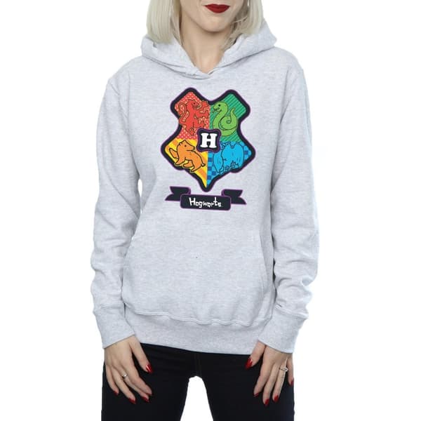 Harry Potter Womens/Ladies Hogwarts Junior Crest Hoodie