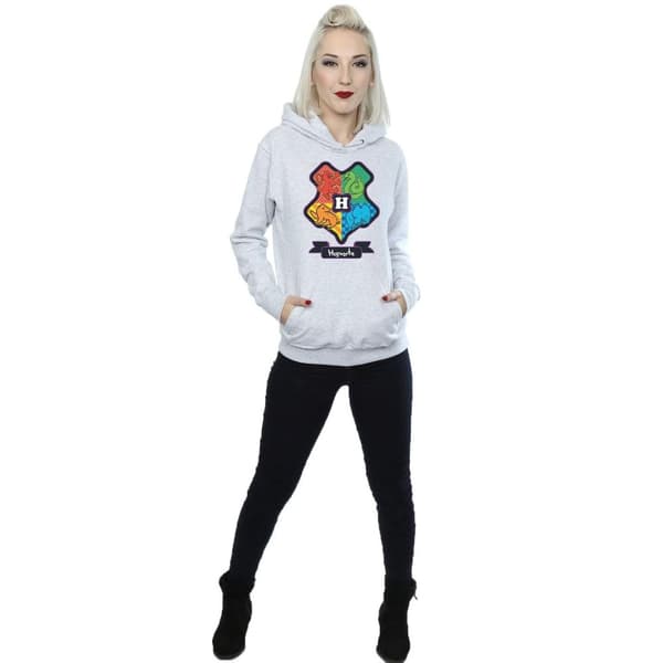 Harry Potter Womens/Ladies Hogwarts Junior Crest Hoodie