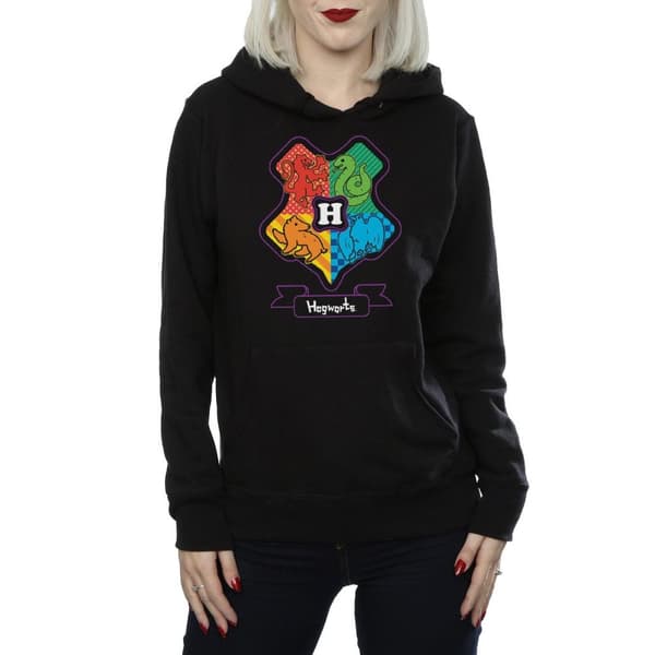 Harry Potter Womens/Ladies Hogwarts Junior Crest Hoodie