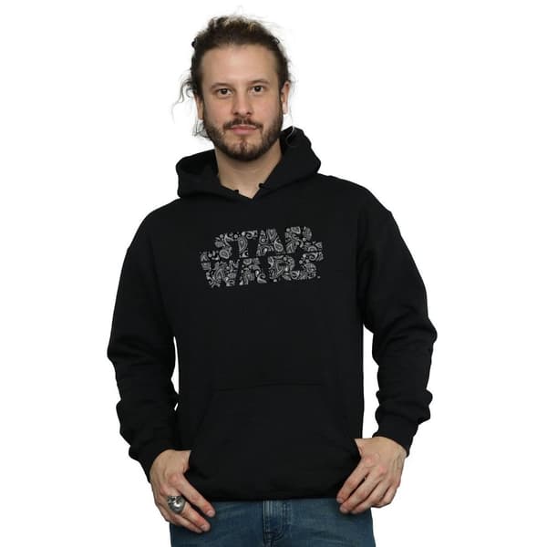 Star Wars Mens Paisley Logo Hoodie