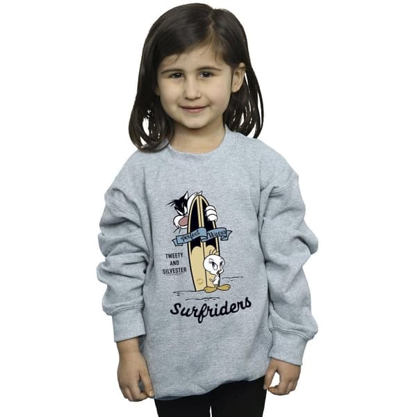 Looney Tunes Girls Tweety And Sylvester Perfect Waves Sweatshirt