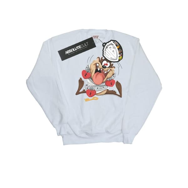 Looney Tunes Mens Taz Valentine´s Day Madly In Love Sweatshirt