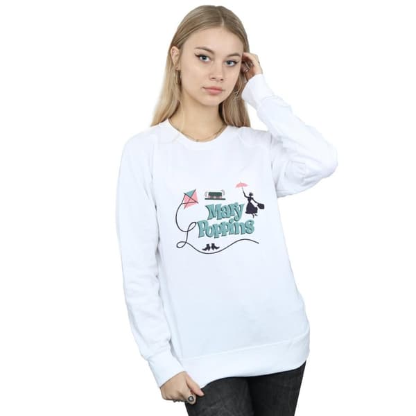 Disney Sweatshirt med Mary Poppins-logga för kvinnor/damer
