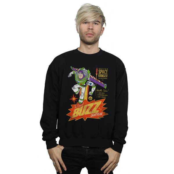 Disney Mens Toy Story 4 The Original Buzz Lightyear Sweatshirt