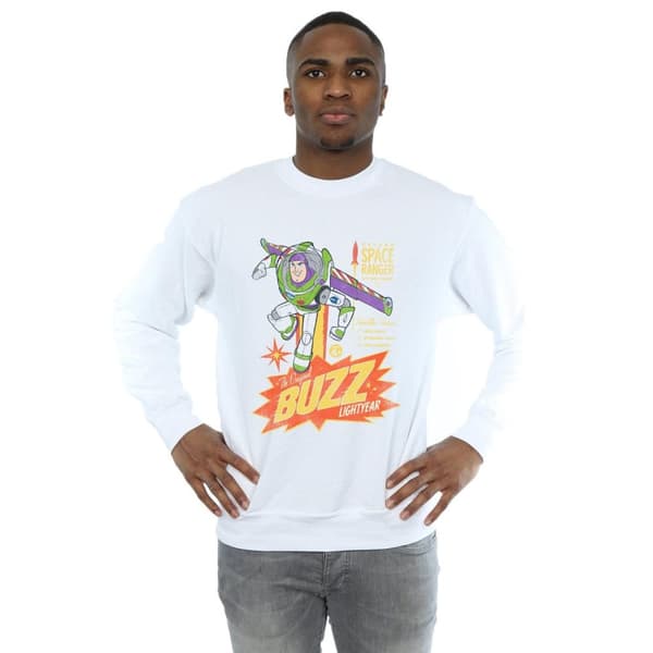 Disney Mens Toy Story 4 The Original Buzz Lightyear Sweatshirt