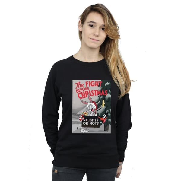 Looney Tunes Womens/Ladies The Fight Before Christmas Sweatshirt