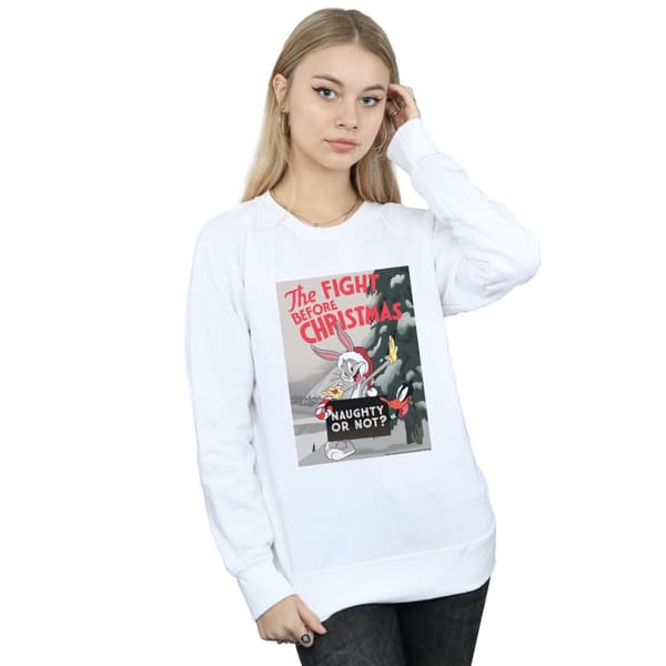 Looney Tunes Womens/Ladies The Fight Before Christmas Sweatshirt