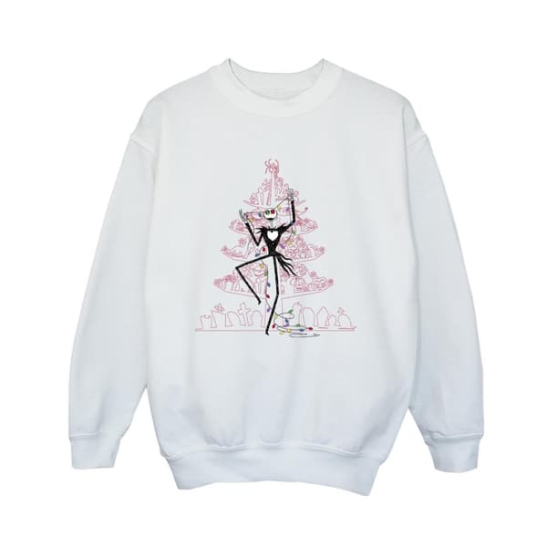 Disney Boys The Nightmare Before Christmas Tree Pink Sweatshirt