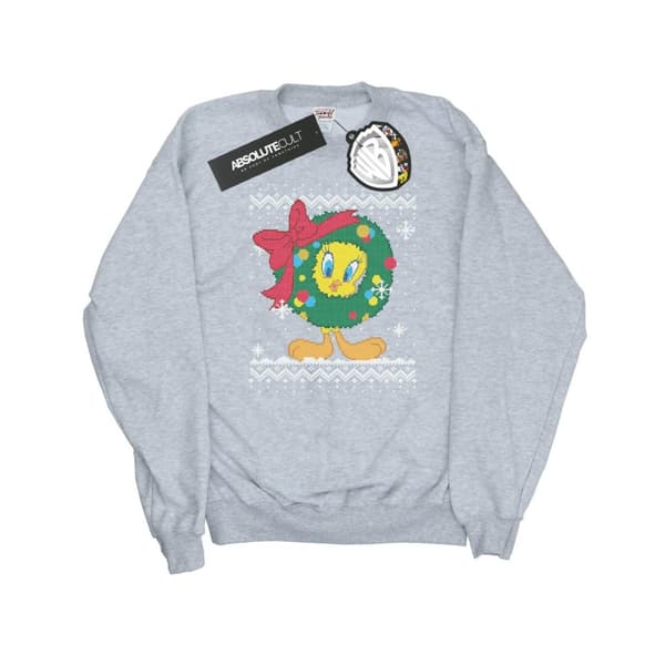 Looney Tunes Womens/Ladies Tweety Pie Christmas Fair Isle Sweatshirt
