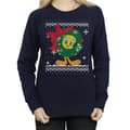 Miniatyrbilde 3 av 5: Looney Tunes Womens/Ladies Tweety Pie Christmas Fair Isle Sweatshirt