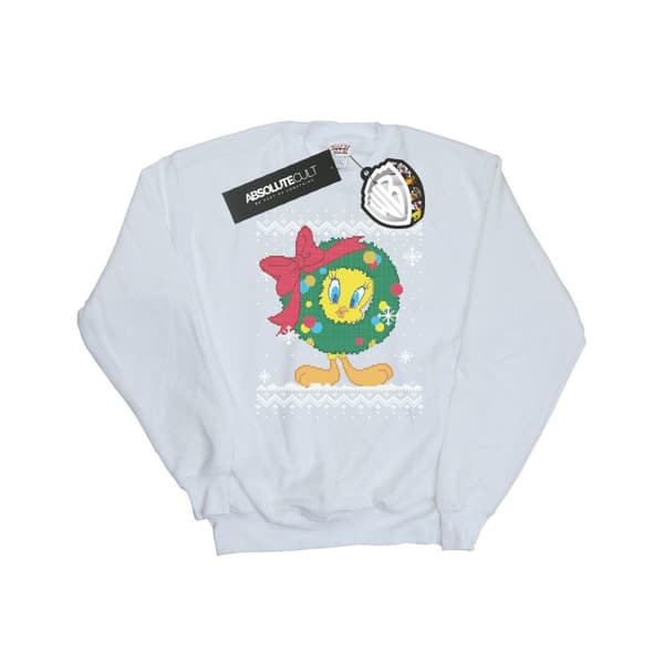 Looney Tunes Womens/Ladies Tweety Pie Christmas Fair Isle Sweatshirt