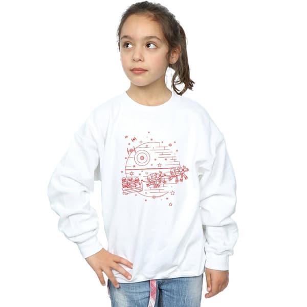 Star Wars Dödsstjärnan Sleigh Sweatshirt för flickor