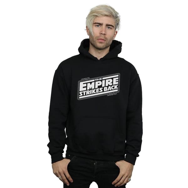 Star Wars Mens The Empire Strikes Back Logo Hoodie