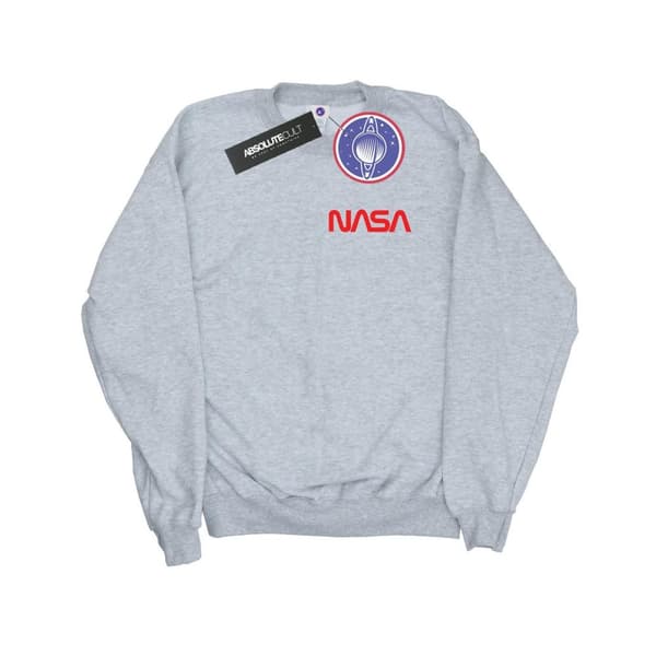 NASA Womens/Ladies Modern Logo Chest Sweatshirt