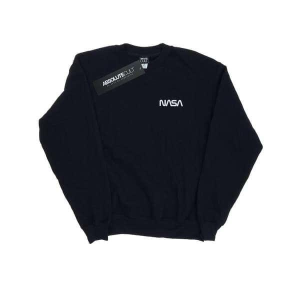 NASA Womens/Ladies Modern Logo Chest Sweatshirt