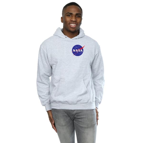 NASA Mens Classic Insignia Chest Logo Hoodie