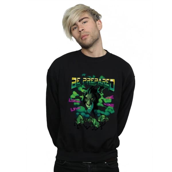 Disney Mens The Lion King Scar Long Live The King Sweatshirt