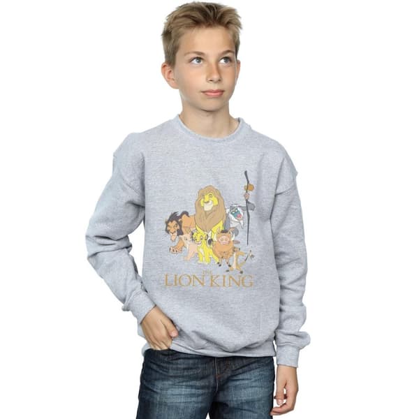 Disney Pojkar Lejonkungen Grupp Sweatshirt