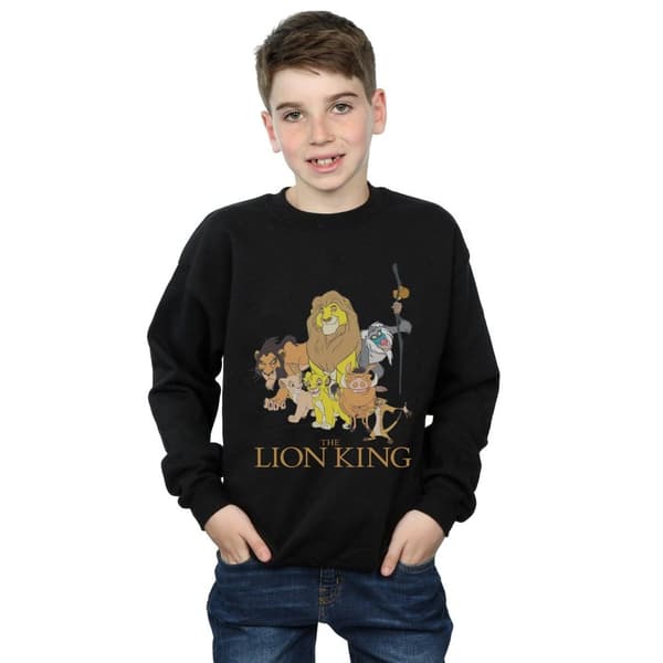 Disney Pojkar Lejonkungen Grupp Sweatshirt