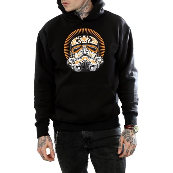 Star Wars Mens Stormtrooper Dia De Los Muertos Hoodie